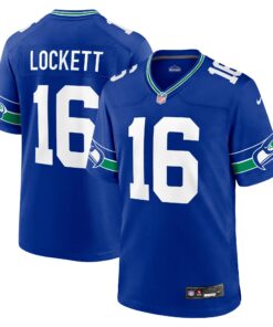 Tyler Lockett Seattle Seahawks  Throwback Player Game Jersey  Royal