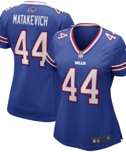 Tyler Matakevich Buffalo Bills  Women_s Player Game Jersey  Royal
