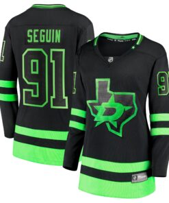 Tyler Seguin Dallas Stars Fanatics Women_s Alternate Premier Breakaway Player Jersey  Black
