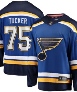 Tyler Tucker St. Louis Blues Fanatics Home Premier Breakaway Player Jersey  Blue