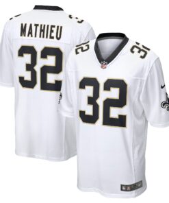 Tyrann Mathieu New Orleans Saints  Game Jersey  White