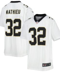 Tyrann Mathieu New Orleans Saints  Youth Game Jersey  White