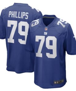 Tyre Phillips New York Giants  Game Player Jersey  Royal