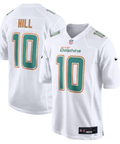 Tyreek Hill Miami Dolphins  Fashion Game Jersey  White 1