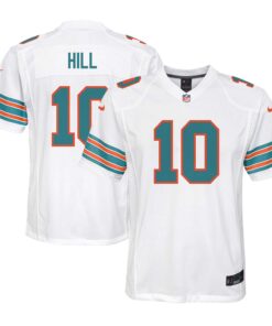Tyreek Hill Miami Dolphins  Youth Alternate Player Game Jersey  White