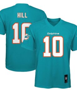 Tyreek Hill Miami Dolphins Youth Replica Player Jersey  Aqua