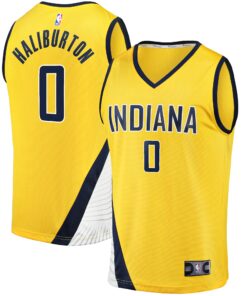 Tyrese Haliburton Indiana Pacers Fanatics Youth Fast Break Replica Jersey - Statement Edition - Gold