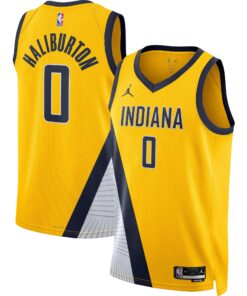 Tyrese Haliburton Indiana Pacers Jordan Brand Unisex Swingman Jersey - Statement Edition - Gold