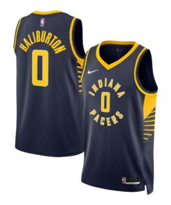 Tyrese Haliburton Indiana Pacers Unisex Swingman Jersey - Icon Edition - Navy
