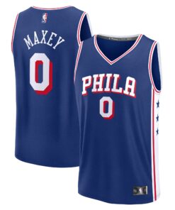 Tyrese Maxey Philadelphia 76ers Fanatics Youth Fast Break Replica Player Jersey - Icon Edition - Royal