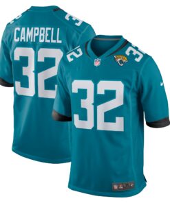 Tyson Campbell Jacksonville Jaguars  Game Jersey  Teal