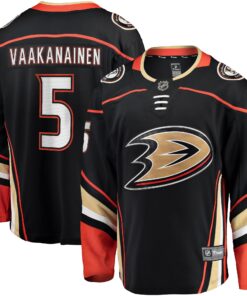 Urho Vaakanainen Anaheim Ducks Fanatics Home Premier Breakaway Player Jersey  Black