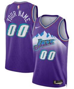 Utah Jazz Unisex 202223 Custom Swingman Jersey - Classic Edition - Purple