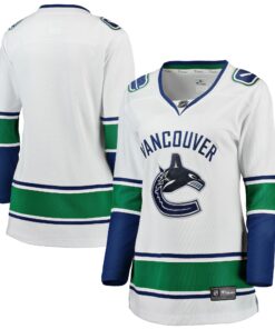 Vancouver Canucks Fanatics Women_s Away Breakaway Jersey  White