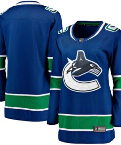 Vancouver Canucks Fanatics Women_s Premier Breakaway Jersey  Blue