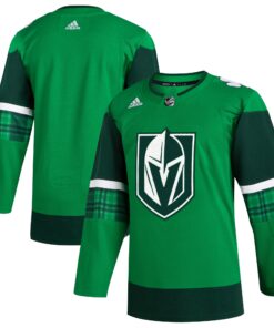  Vegas Golden Knights 2023 St. Patrick_s Day Primegreen Authentic Jersey  Kelly Green