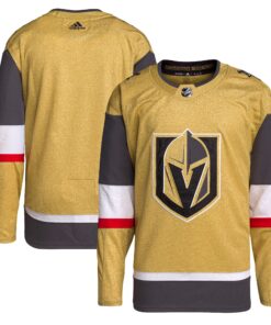 Vegas Golden Knights Home Primegreen Authentic Jersey  Gold