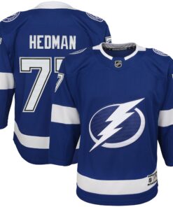 Victor Hedman Tampa Bay Lightning Youth Home Premier Player Jersey  Blue