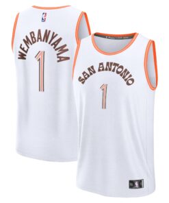 Victor Wembanyama San Antonio Spurs Fanatics Fast Break Jersey - White - City Edition