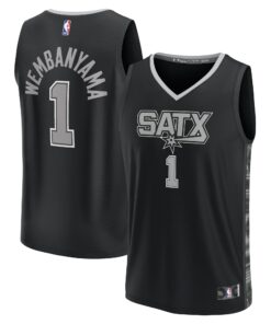 Victor Wembanyama San Antonio Spurs Fanatics Fast Break Player Jersey - Statement Edition - Black