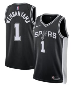 Victor Wembanyama San Antonio Spurs Unisex 2023 NBA Draft First Round Pick Swingman Jersey - Icon Edition - Black