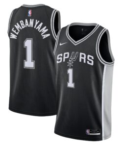 Victor Wembanyama San Antonio Spurs Youth Swingman Jersey - Icon Edition - Black