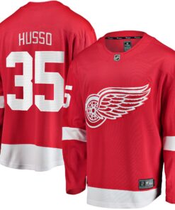 Ville Husso Detroit Red Wings Fanatics Home Breakaway Player Jersey  Red