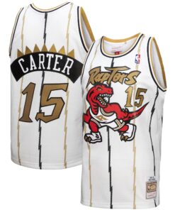 Vince Carter Toronto Raptors Mitchell &amp Ness 1998-99 Hardwood Classics Reload 3.0 Swingman Jersey - White