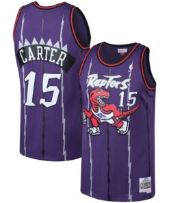 Vince Carter Toronto Raptors Mitchell &amp Ness 199899 Big &amp Tall Hardwood Classics Swingman Jersey - Purple