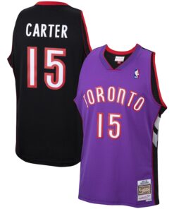 Vince Carter Toronto Raptors Mitchell &amp Ness 199900 Hardwood Classics Swingman Jersey - Purple