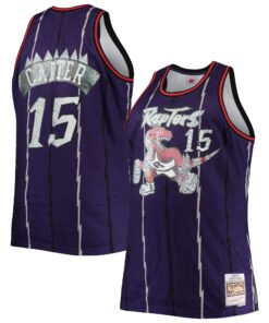 Vince Carter Toronto Raptors Mitchell &amp Ness Big &amp Tall 199899 NBA 75th Anniversary Diamond Swingman Jersey - Purple