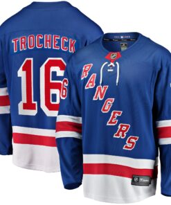 Vincent Trocheck New York Rangers Fanatics Home Breakaway Player Jersey  Blue