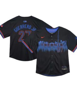 Vladimir Guerrero Jr. Toronto Blue JaysInfant 2024 City Connect Limited Player Jersey  Navy