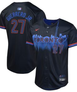 Vladimir Guerrero Toronto Blue JaysYouth 2024 City Connect Limited Player Jersey  Navy