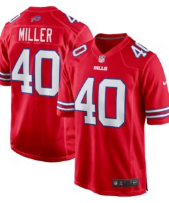 Von Miller Buffalo Bills  Alternate Game Jersey  Red