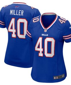 Von Miller Buffalo Bills  Women_s Game Jersey  Royal