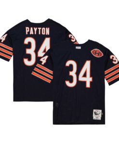 Walter Payton Chicago Bears 1983 Mitchell amp Ness Authentic Throwback Retired Player Jersey  Navy
