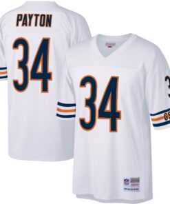 Walter Payton Chicago Bears Mitchell amp Ness Legacy Replica Jersey  White