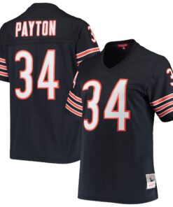Walter Payton Chicago Bears Mitchell amp Ness Women_s 1985 Legacy Replica Jersey  Navy