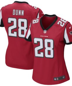 Warrick Dunn Atlanta Falcons  Women_s Retired Player Game Jersey  Red