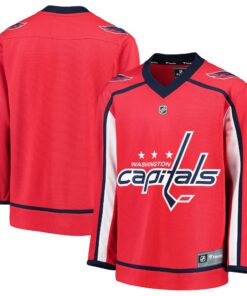 Washington Capitals Fanatics Youth Home Replica Blank Jersey  Red