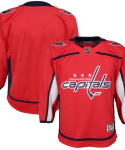 Washington Capitals Youth Home Blank Premier Jersey  Red