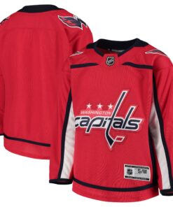 Washington Capitals Youth Home Premier Team Jersey  Red