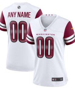 Washington Commanders  Women_s Game Custom Player Jersey  White