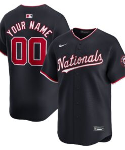  Washington Nationals Alternate Limited Custom Jerseynbspâ€“ Navy