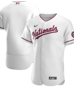 Washington NationalsAlternate Authentic Team Jersey  White