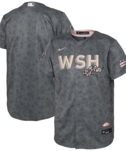 Washington NationalsPreschool City Connect Replica Jersey  Gray