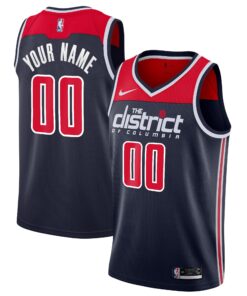 Washington Wizards 201920 Custom Swingman Jersey Navy - Statement Edition