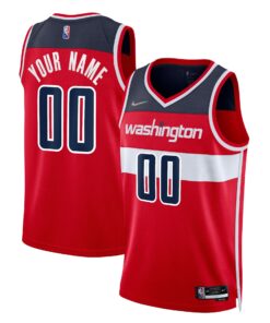 Washington Wizards 202122 Diamond Swingman Custom Jersey - Icon Edition - Red