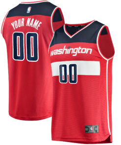 Washington Wizards Fanatics Youth Fast Break Custom Replica Jersey Red - Icon Edition